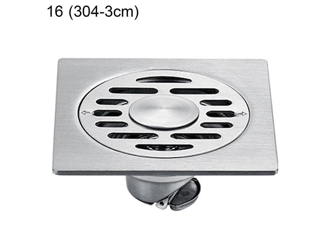 Desagüe De Piso Universal De Acero Inoxidable Anti-retorno Resistente Y Duradero Para Baño Y Ducha 16