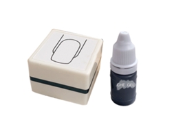 Rebe-stamper de hermosos patrones de uñas transparentes, delgados y portátiles para practicar el arte de uñas cuadradas.