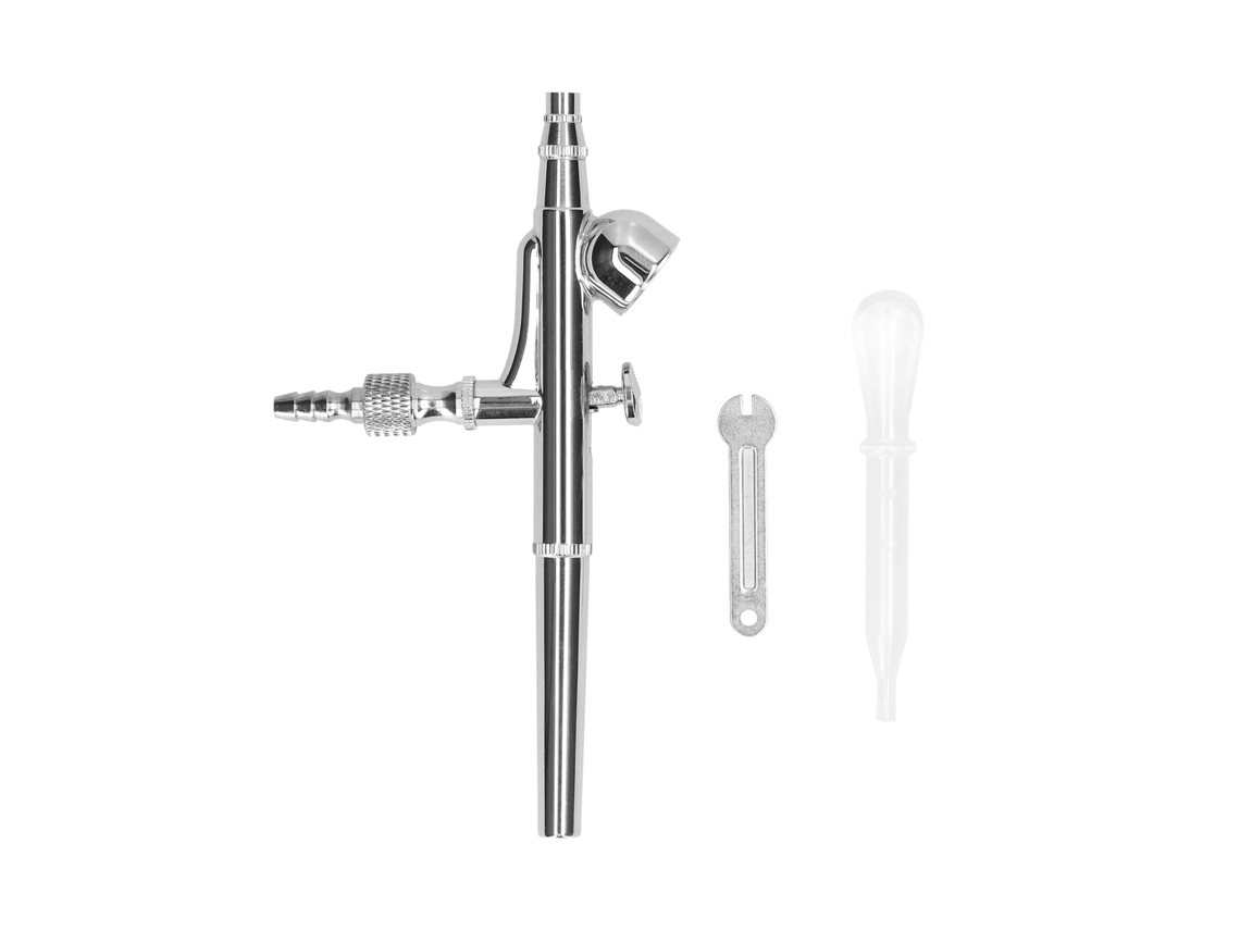 Kit Profesional De Aerógrafo De 0,3 Mm Con Depósito De Pigmento De 2 Cc Para Modelismo Y Pintura Artística.