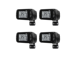 4x 24v/36v/48v/60v S886 Panel De Pantalla Lcd Para Bicicleta Eléctrica Con Acelerador De Pulgar De 5 Pines Y 6 Pines Para Bicicletas Eléctricas Y Patinetes Eléctricos (5 Pines)