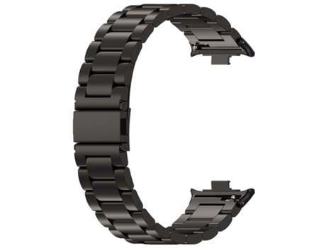 Pulseira de relógio de metal para Redmi Watch 4/Xiaomi Band 8 Pro Negro