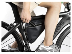 Bolsa para cuadro de bicicleta, bolsa Triangular, impermeable, almacenamiento reflectante para bicicleta, bolsa debajo del cuadro YEMAESRE