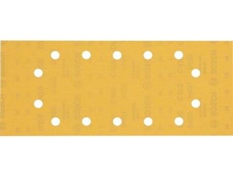 Lija BOSCH Expert C470 con 14 Orificios para Lijadoras Orbitales - 115x280 mm - G 400 - 10 Un