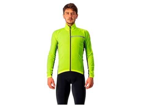 Casacos CASTELLI Casaco Squadra Stretch Amarelo XS Homem