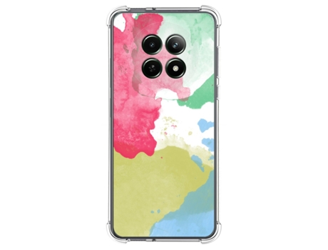 Funda Diseño Acuarela para Realme 12 5G 12X 5G TUMUNDOSMARTPHONE Silicona Multicolor