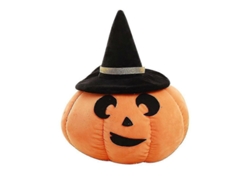 Peluche De Calabaza Kawaii Con Sombrero, 22/45 Cm, Regalo De Halloween Para Niños