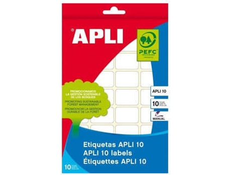 Etiqueta APLI Blanco (4 x 7.5 cm)