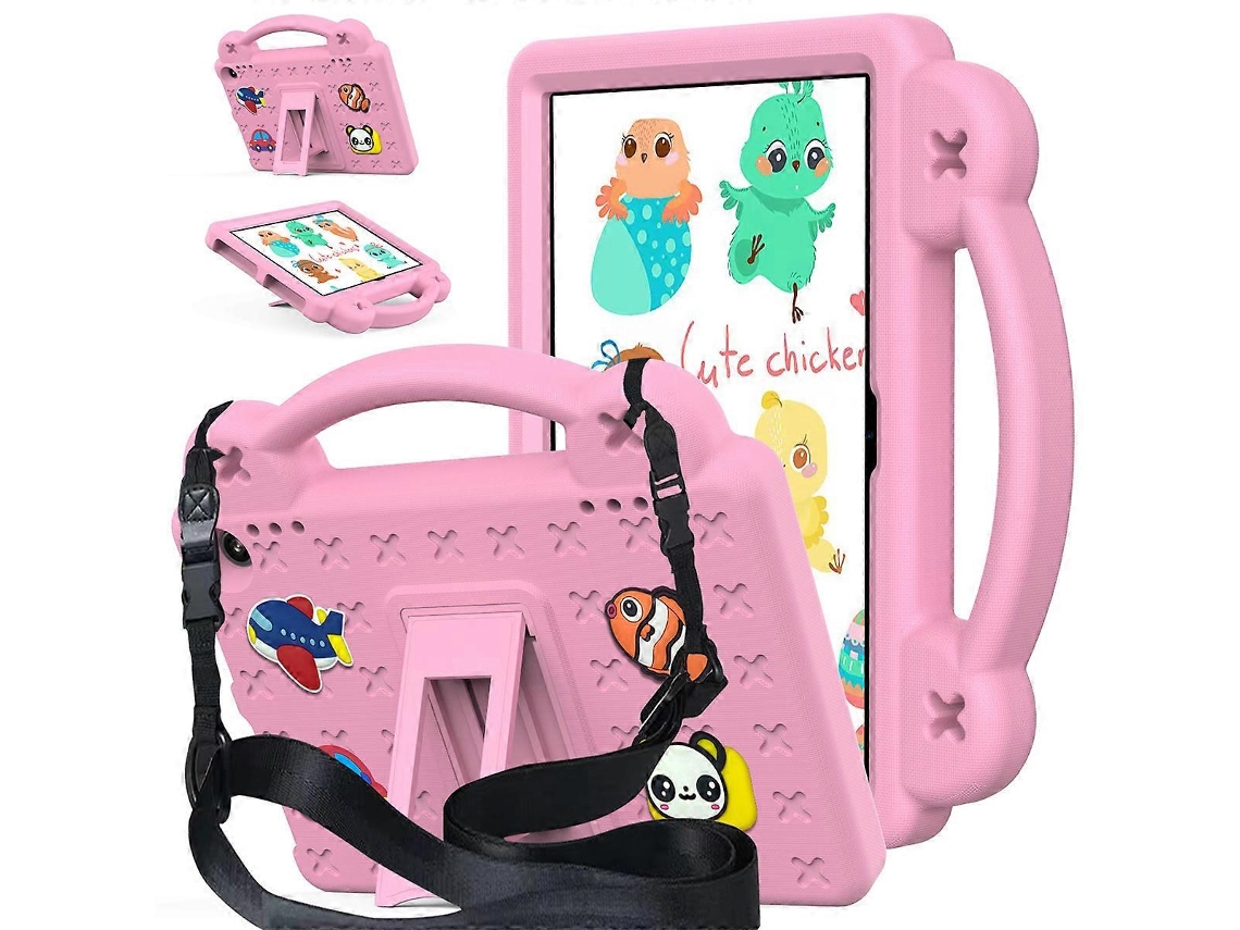Funda para tableta infantil Amazon Fire HD 8 (2024), color rosa