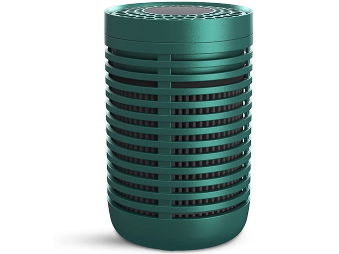 Purificador de aire para coche, filtro para alergias, humo, polvo y eliminador de olores, purificador de aire portátil Gusshious Green