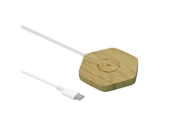 Base De Carga Rápida Magnética Inalámbrica T15 Para Ios 12, Grano De Madera Claro
