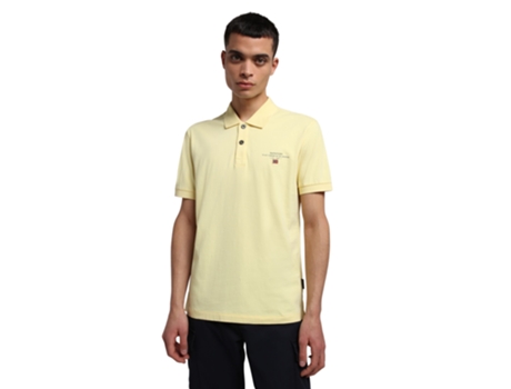 Polo de Hombre NAPAPIJRI Elbas Tam Jersey Amarillo (L)