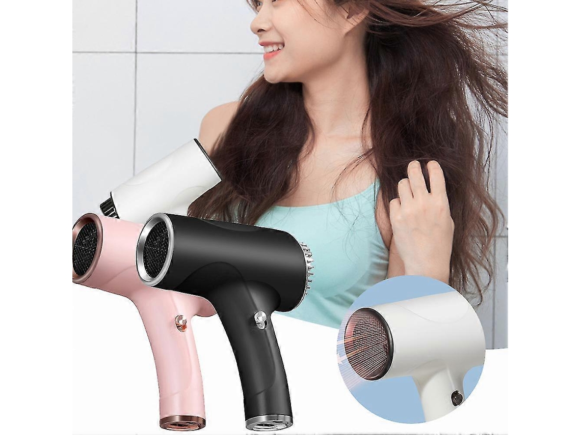 Secador de pelo inalámbrico recargable, secador de pelo portátil de aire caliente y frío para viajes al aire libre Ly Ebike