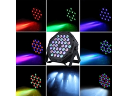 Lámpara Par Scene 2026 con 36 LEDs, 100-240V, DMX512/Sonido/Esclavo/Automático, para fiestas, discotecas, Navidad y espectáculos de DJ.