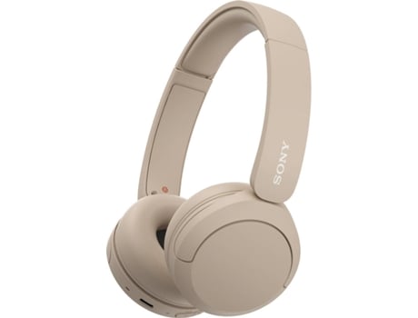 Auriculares Bluetooth SONY WH CH520 (On Ear - Micrófono - Beige)