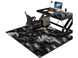 Alfombrilla antideslizante para silla, protector de suelo, 80 x 120 cm, madera, giratoria, oficina, videojuegos.
