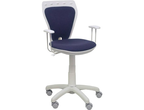 Silla Operativa PYC Salinas Gris (Brazos Ajustables - Tela)