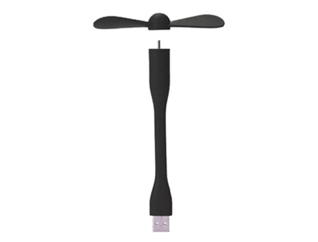 Mini Ventilador SLOWMOOSE USB Fléxivel / Removible Negro