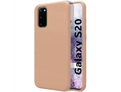 Carcasa Samsung Galaxy S20 TUMUNDOSMARTPHONE Silicona Líquida Rosa