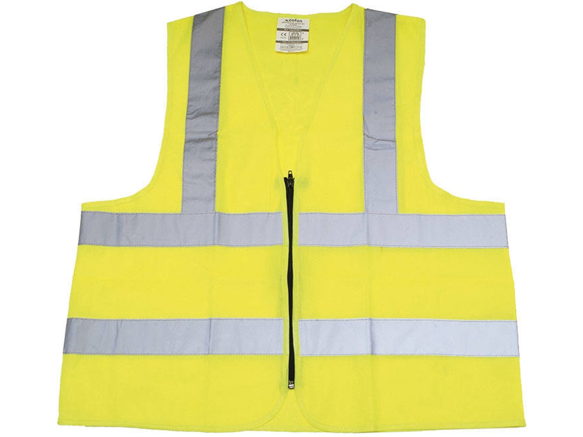 Reflectante COFAN Amarillo Con Cremallera (XL)