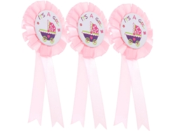 Juego de 10 elegantes etiquetas decorativas para nombres, ideales para baby showers, accesorios de decoración con temática de género, fabricadas en metal.