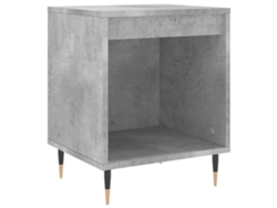 Mesita de noche Derivatives Madera Cemento Gris MAISON EXCLUSIVE (40x35x50 cm)