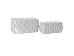 Set 2 Descalzadora Poliester Mdf 88x53x48cm