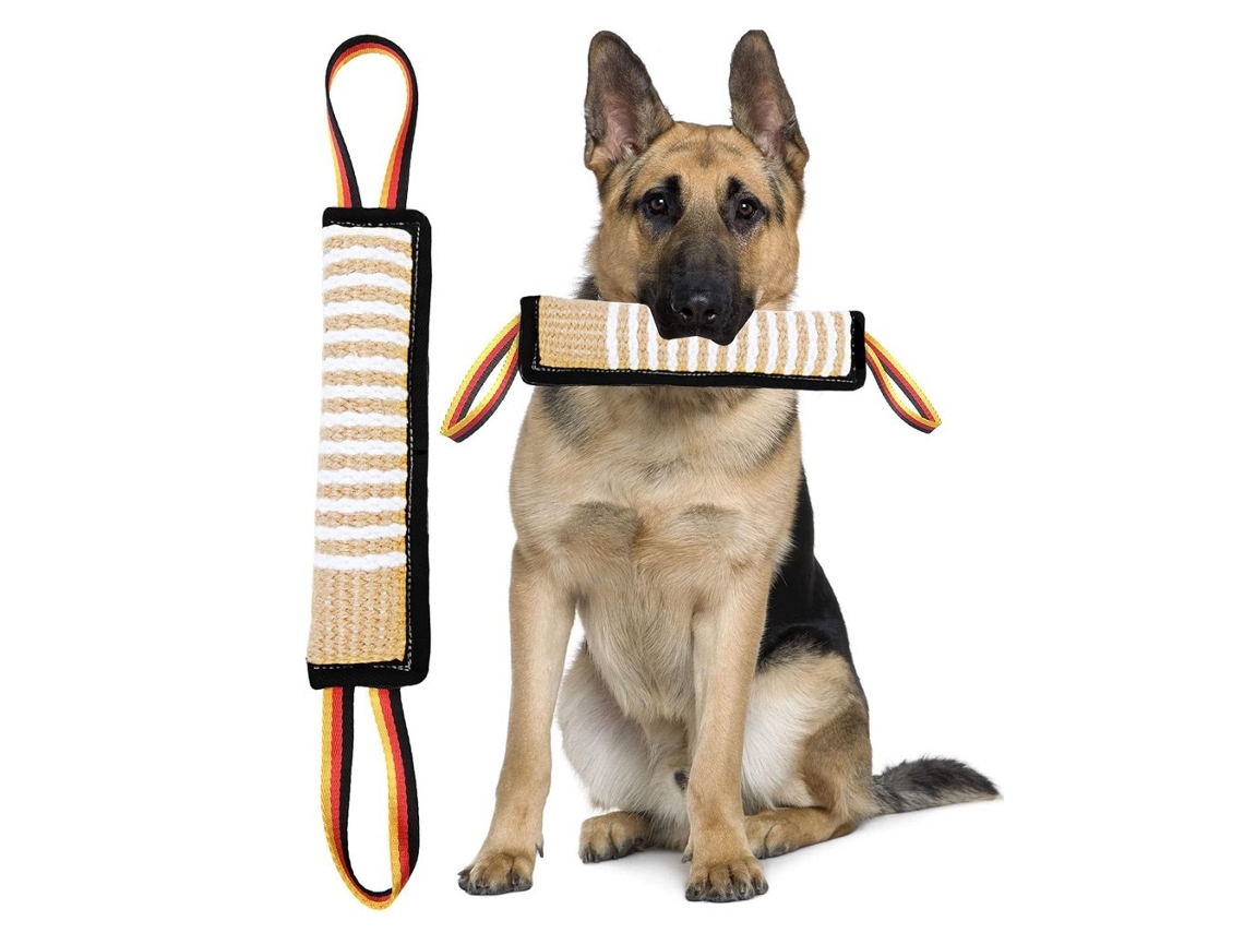 Juguete De Adiestramiento Para Perros, Resistente, Ideal Para Cachorros Que Juegan A Tirar De La Cuerda Y Alivia El Dolor De La Dentición. Henten Home Negro (2 Unidades)