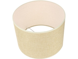 Lámpara De Mesita De Noche Cilíndrica De Lino, Lámpara De Decoración Sencilla Para El Hogar.