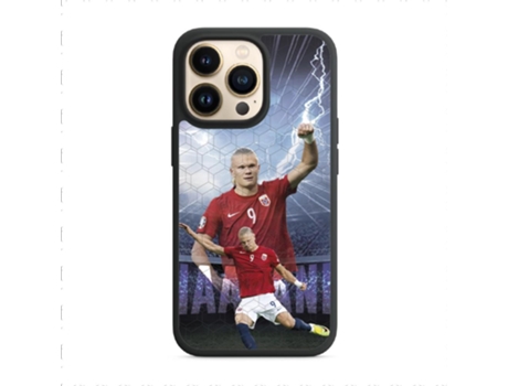 Funda Móvil Oficial Norges Fotballforbund para iPhone 14 Pro PHONECASES3D Piel Sintética Negro