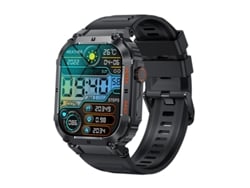 Smartwatch Yizhood K57 Pro 1.96 Inch Llamadas Bluetooth 100 Modos Deporte 400mah Larga Espera (android E Ios - Negro)