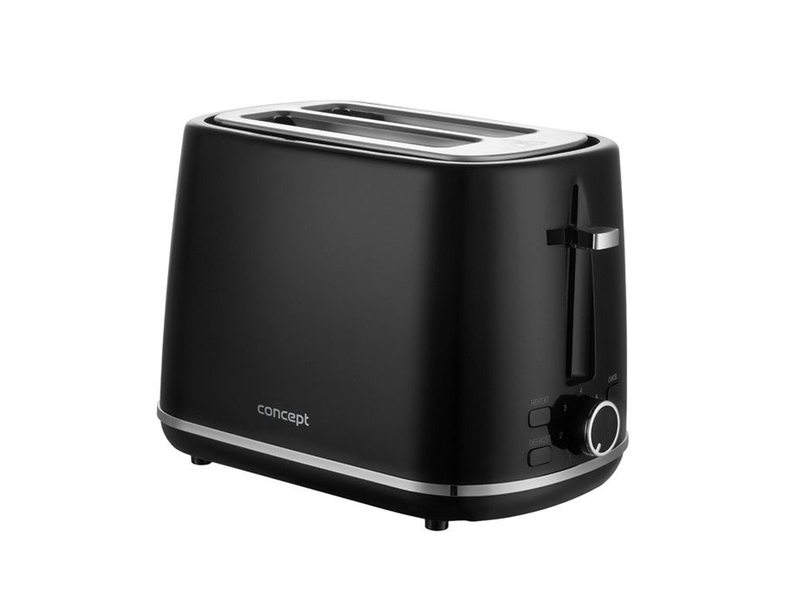 Tostadora Eléctrica Concept Te2075 7 Niveles De Tostado 2 Ranuras Negro