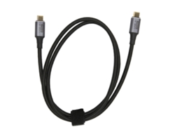 Cable Usb4 Tipo-c, Carga Rápida De 40 Gbps, 100 W, Transmisión 8k A 60 Hz, 1 M, Gris Espacial.