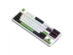 Teclado Mecánico Aula F87 Con Estructura De Junta Inalámbrica Y Conectividad De Tres Modos, Teclado Para Juegos De 87 Teclas Con Bajo Retardo Y Efect