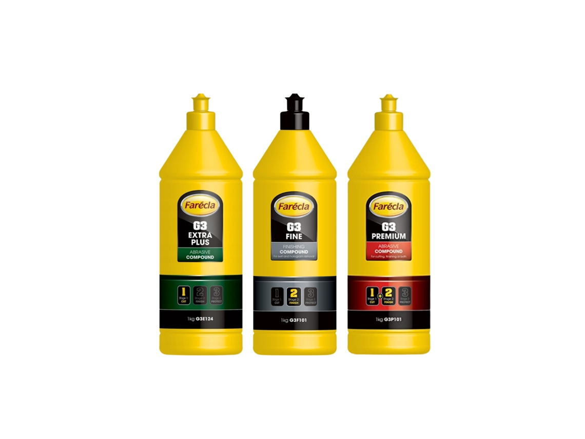 Kit de pulido fino premium Farecla G3 Extra Plus Cut 1 kg
