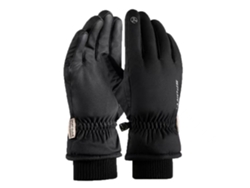 Guantes de esquí de invierno para hombre, de terciopelo grueso, impermeables, cálidos, para exteriores, con pantalla táctil