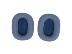 2 Almohadillas Para Auriculares De Espuma Viscoelástica Densa, Color Azul.