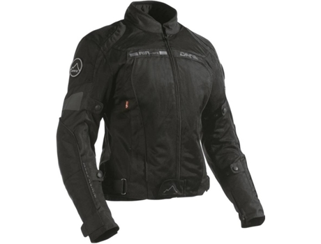 Abrigo para Mujer DANE Fano Negro para Motociclismo (48)