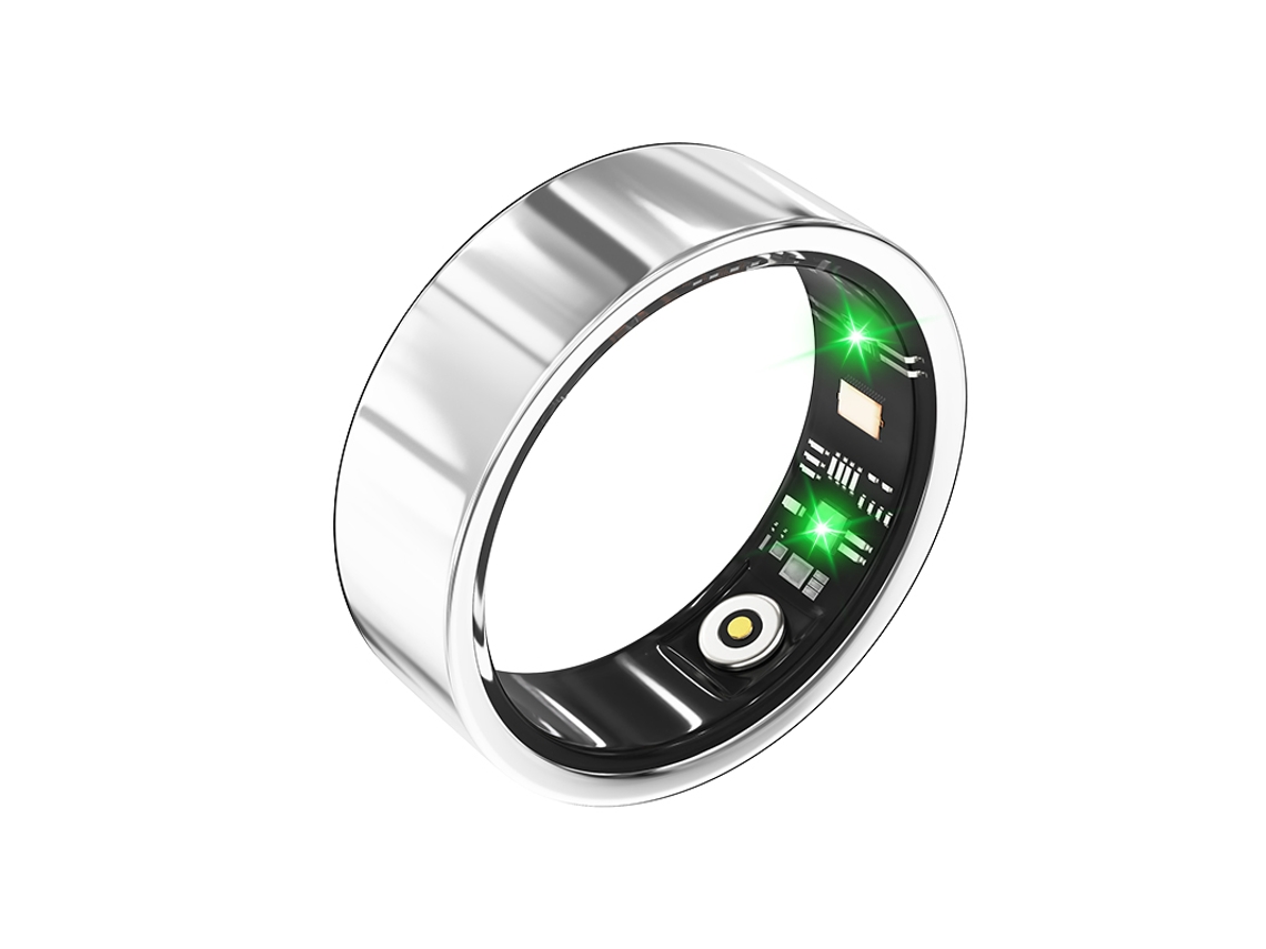 Anillo inteligente deportivo Szsmart R02d IP68 Pratano7, diámetro de 17,3 mm, con caja de carga