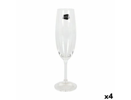 Set de Copas CRYSTALEX Lara Champán 220 ml Cristal (6 Unidades) (4 Unidades)