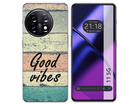 Funda Silicona para Oneplus 11 5G diseño Madera 01 Dibujos