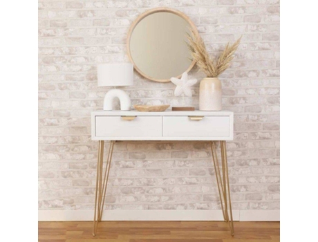 Consola Copenhague Blanca 90X80Cm CASIKA