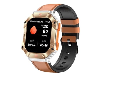 Reloj inteligente militar para exteriores para hombre, reloj deportivo con asistente de voz AI, GPS, seguimiento de movimiento, brújula, llamada Bl...