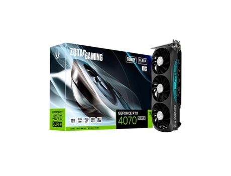 Tarjeta Gráfica ZOTAC Rtx 4070 Super Trinity Oc Black Ed 1