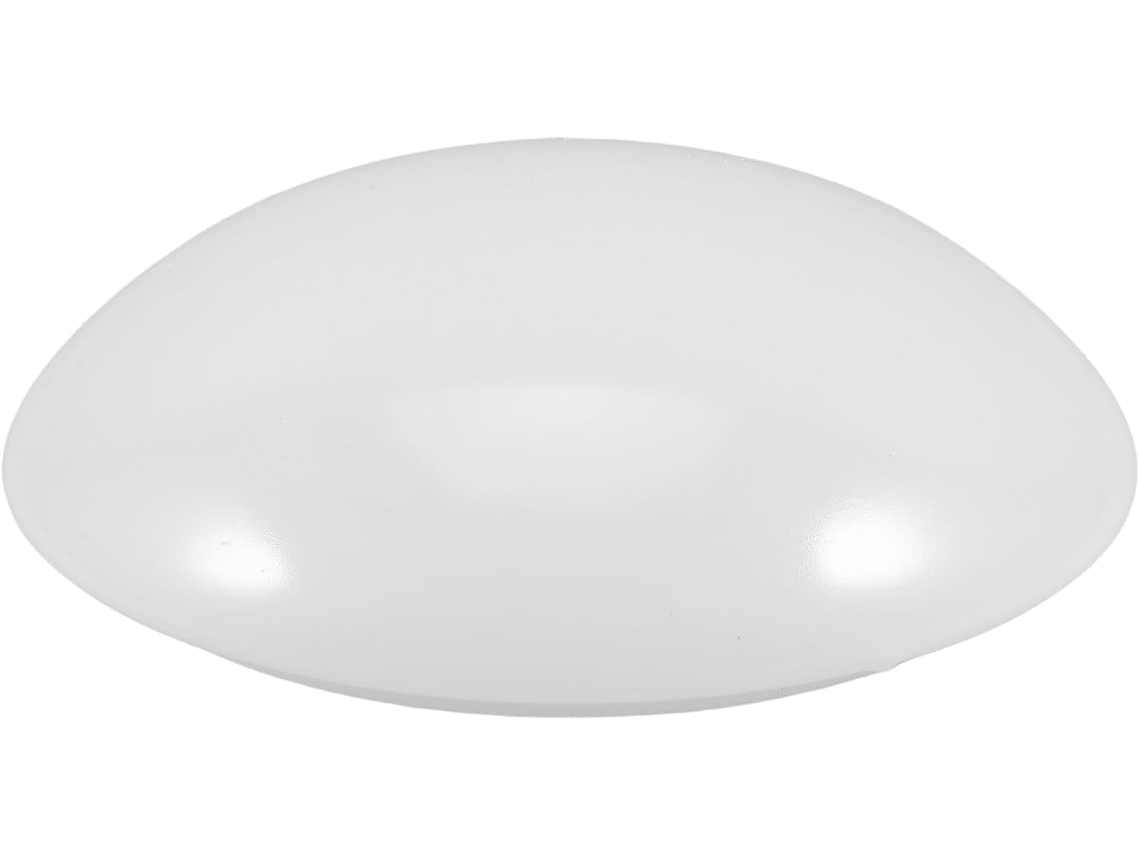 Cubierta Redonda Blanca Para Bombilla De Luz De Techo, Diámetro 188 Cm, Suspendida, Ligera, Repuesto Para