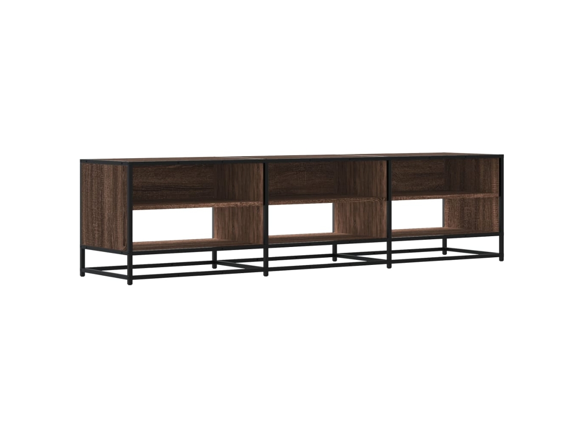Mueble de TV en derivados de madera de roble marrón MAISON EXCLUSIVE (180x40x46 cm)