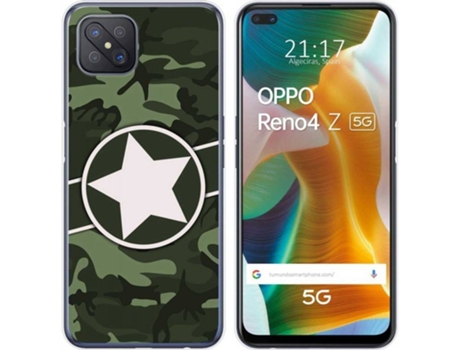 Carcasa Oppo Reno 4Z 5G TUMUNDOSMARTPHONE Camuflaje 01