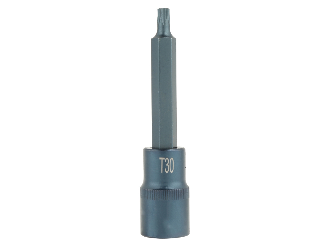 Llave De Vaso Eléctrica Plum T30 De 1/2" (100 Mm) Con Punta De Estrella S2, Acero Ligero, 118 G.