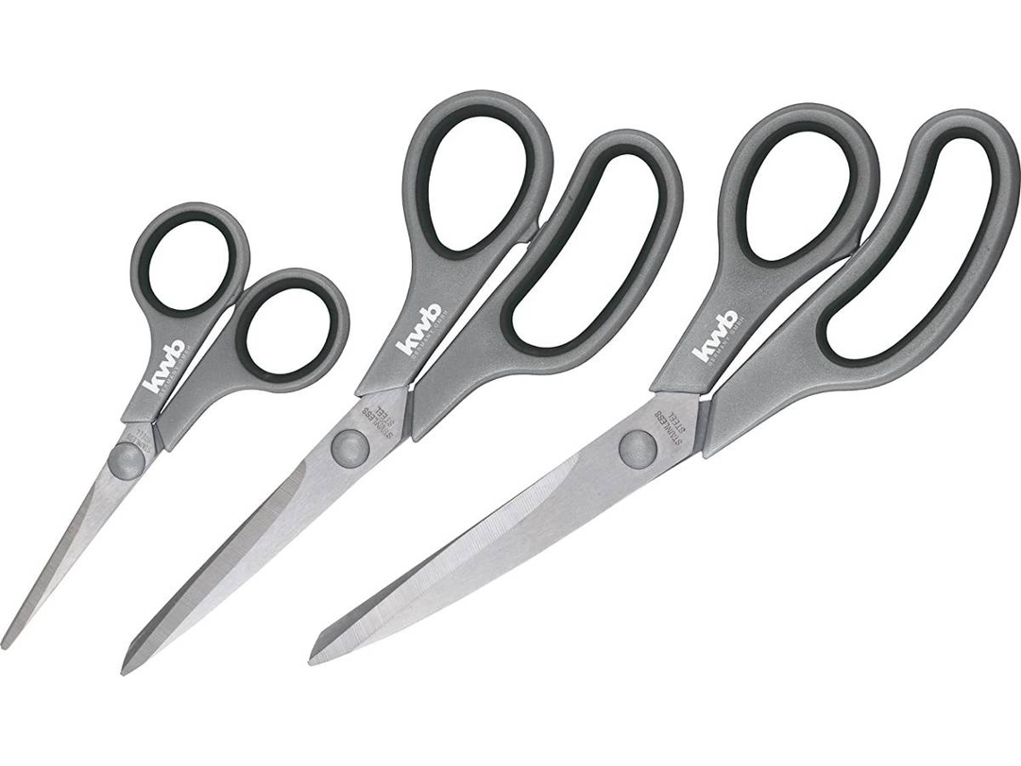 Juego De 3 Tijeras KWB (Inox)