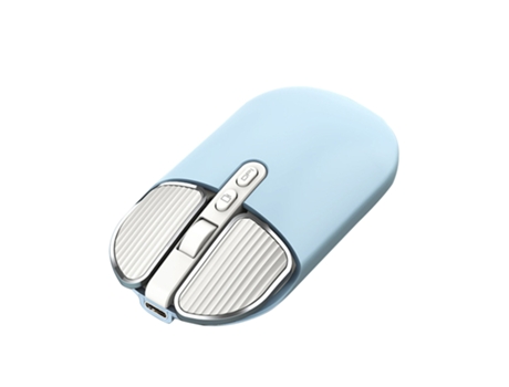 Ratón Inalámbrico M203 Modo Dual Ergonómico Recargable Silencioso Ahorro De Energía DPI Ajustable 5 Botones 2.4G Ratón Óptico Compatible Con Blueto...