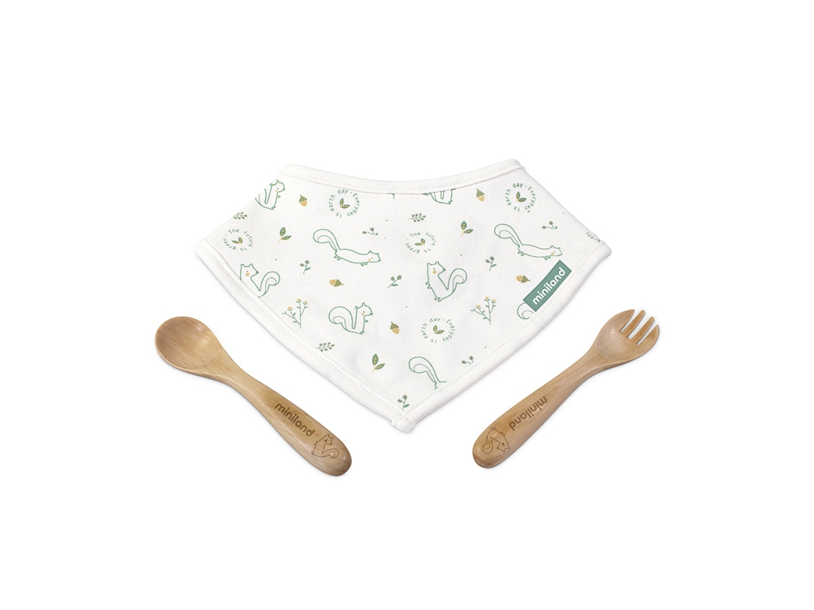 Set Bandana Y Cubiertos Natur Picneat Chip MINILAND